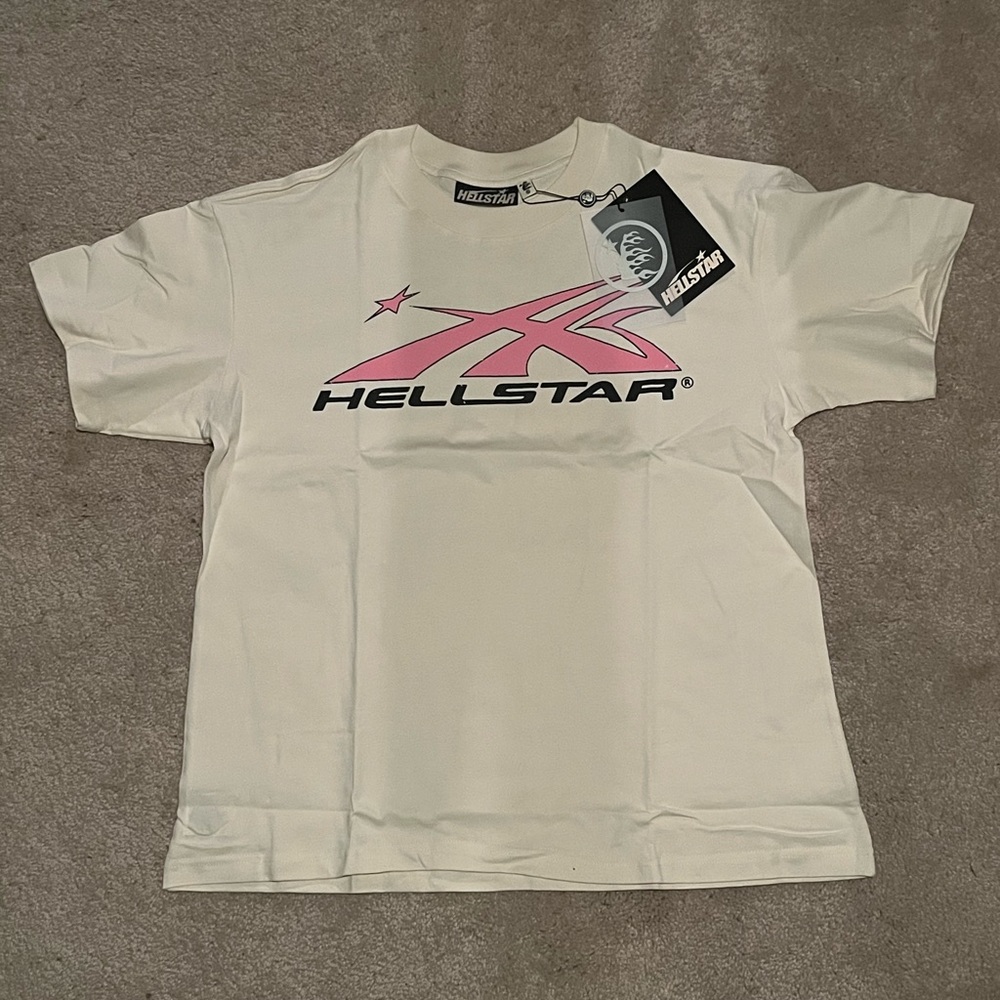 Hellstar sport logo white/pink T-Shirt